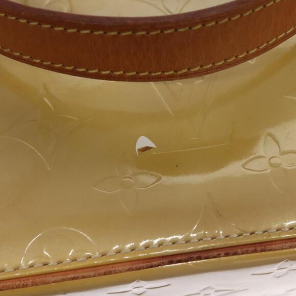 LOUIS VUITTON Monogram Vernis Houston Hand Bag Beige M91004 - Picture 9 of 16